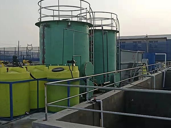 河南平頂山化工廠污水項目現場